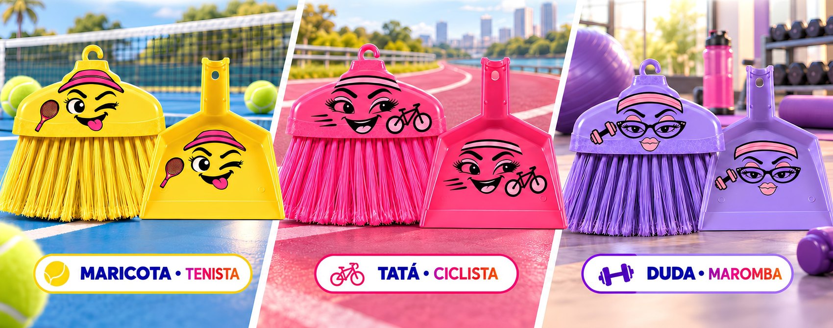 Linha Fitness da KANKE: as Kankes tenista, ciclista e maromba